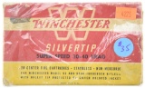 Lot #2582 - 1 Box (20 Rds +/-) of Winchester .30-40 Krag Silvertip Super Speed 180 Grn (R3050)