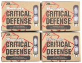 Lot #2588 - 4 Boxes of 20 Rds Ea. Hornady Critical Defense .410 Triple Defense 2.5” 41 Cal FTX