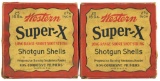 Lot #2590 - 2 Boxes of 25 Rds Ea. Western Super-X 16 GA 2 9/16” (S60S) Single Ball Shotshells