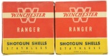 Lot #2591 - 2 Boxes of 25 Rds Ea. Winchester Ranger Staynless 16 GA 2 9/16” 1 Oz. #6 Shot