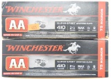 Lot #2592 - 137 Rds +/- of Winchester AA .410 GA 2.5” ½ Oz. #8 Shot (5 Boxes of 25 & 1 Box of