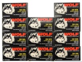 Lot #2674 - 11 Boxes of 20 Rds Wolf .308 Win 150 Gr. FMJ Ammo (11 Boxes of 20 = 220 Rds +/-)