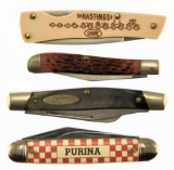 Lot #2692 - 4 Folding Pen Knives