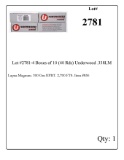 Lot #2781 - 4 Boxes of 10 (40 Rds) Underwood .338LM Lapua Magnum. 300 Grn HPBT. 2,700 FTS.