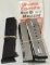 Misc Lot of Pistol Mags to Include: 2 Promag single stack 9mm 8 Rd Mags Marked Sig 01,