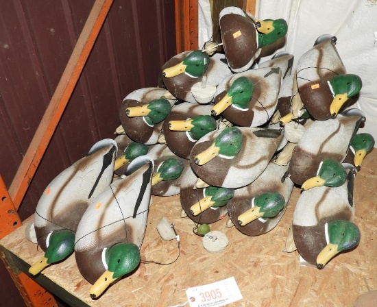 Approximately (20) Greenhead Gear Mallard drake decoys