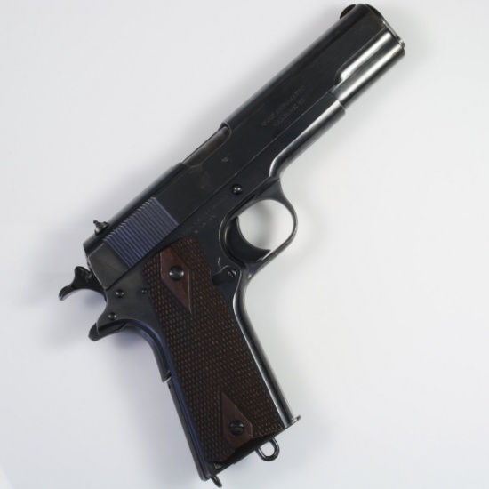 Beautiful 100-year-old Colt 1911 semi-automatic pistol