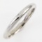 Vintage 14K white gold wedding band