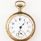 Vintage 7-jewel Swiss Locust covered pocket watch