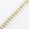 Estate 14K yellow gold diamond tennis bracelet