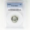 Certified 1943-P 35% silver U.S. Jefferson nickel