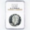 Certified 1976-S U.S. proof 40% silver Eisenhower silver dollar