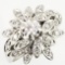 Vintage 14K white gold diamond ring