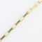 Estate 14K yellow gold box chain bracelet