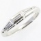 Estate 14K white gold diamond ring