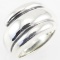 Estate James Avery sterling silver swirl ring