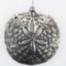 Estate James Avery large sterling silver sand dollar pendant