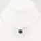 Estate James Avery sterling silver floating pendant necklace