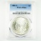 Certified 1881-S U.S. Morgan silver dollar