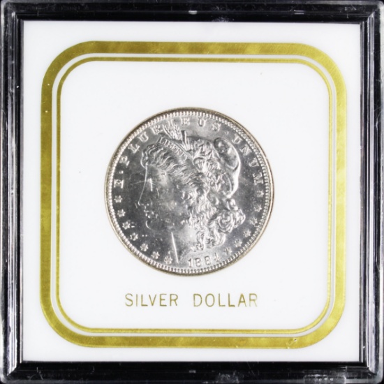 1884-O U.S. Morgan silver dollar