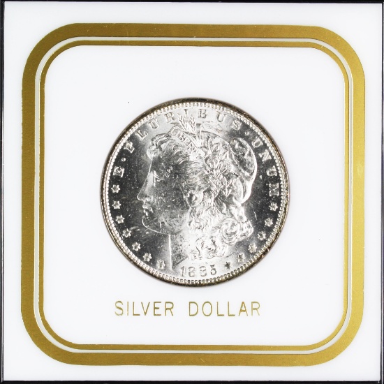 1885-O U.S. Morgan silver dollar