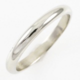 Estate 14K white gold band