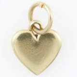 Estate James Avery 14K yellow gold heart charm