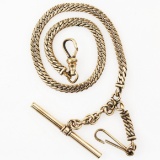 Vintage Simmons yellow gold-filled watch chain