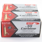 Lot of 100 rounds of Aguila .30 carbine 110 grain rifle ammo