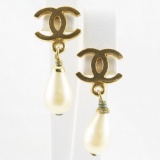 Pair of authentic estate Chanel earrings