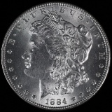 1884 U.S. Morgan silver dollar