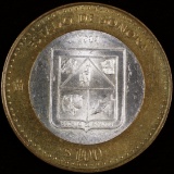 2004 bimetallic Mexico 100 peso Estado de Sonora commemorative coin