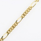 Estate 14K yellow gold figaro chain