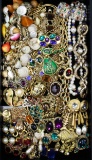 Lot of estate gold-plated fashion jewelry