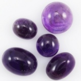 Unmounted amethysts