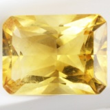 Unmounted citrine