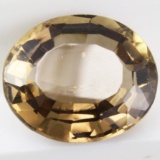 Unmounted smoky topaz