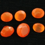 Unmounted fire opals