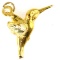 Estate 10K Black Hills Gold  hummingbird charm