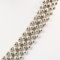 Estate sterling silver beaded necklace