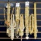 Lot of 50 estate gold-tone fashion necklaces