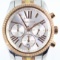 Estate Michael Kors Lexington tri-tone stainless steel wristwatch