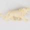Estate genuine ivory lion figurine