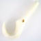 Estate genuine ivory hook pendant