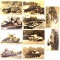 Collection of 10 Nazi Germany armored vehicle photo cards