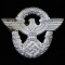 Nazi Germany Police Cap Insignia pin