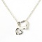Authentic Tiffany & Co. sterling silver lariat-style heart necklace