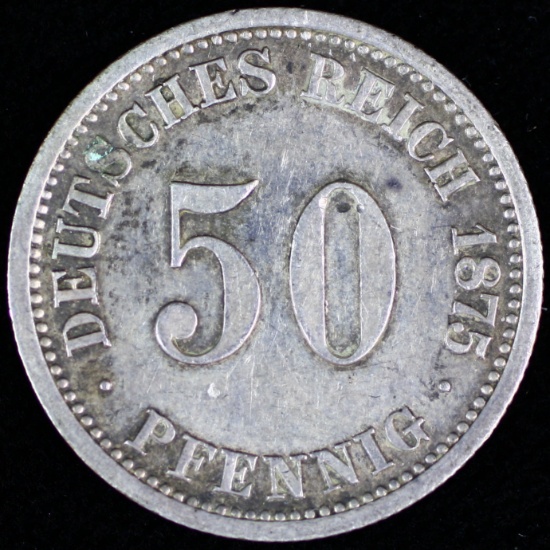 1875C Germany 50 pfennig
