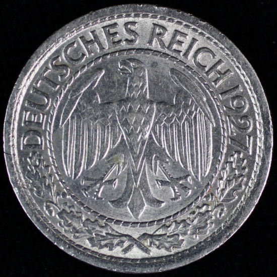 1927J Germany 50 reichspfennig