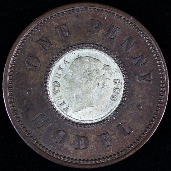 [1844] Great Britain one penny model
